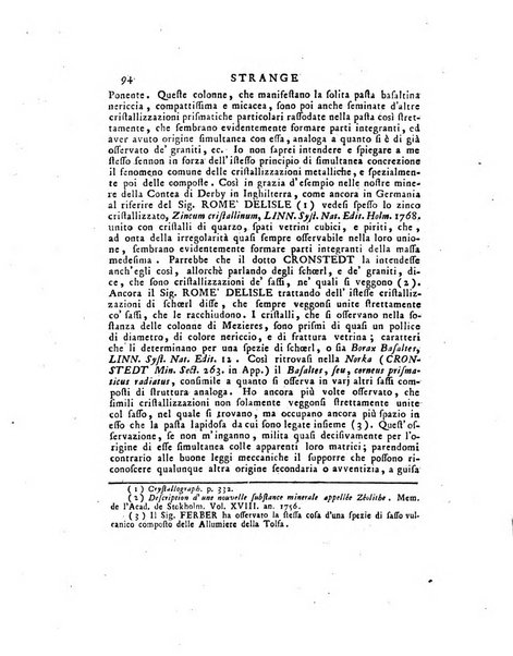 Opuscoli scelti sulle scienze e sulle arti. Tratti dagli Atti delle Accademie, e dalle altre collezioni filosofiche, e letterarie, dalle opere più recenti inglesi, tedesche, francesi, latine, e italiane, e da manoscritti originali, e inediti