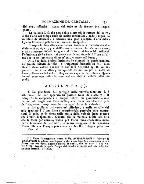 Opuscoli scelti sulle scienze e sulle arti. Tratti dagli Atti delle Accademie, e dalle altre collezioni filosofiche, e letterarie, dalle opere più recenti inglesi, tedesche, francesi, latine, e italiane, e da manoscritti originali, e inediti