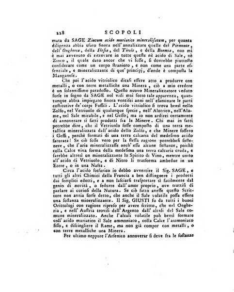 Opuscoli scelti sulle scienze e sulle arti. Tratti dagli Atti delle Accademie, e dalle altre collezioni filosofiche, e letterarie, dalle opere più recenti inglesi, tedesche, francesi, latine, e italiane, e da manoscritti originali, e inediti