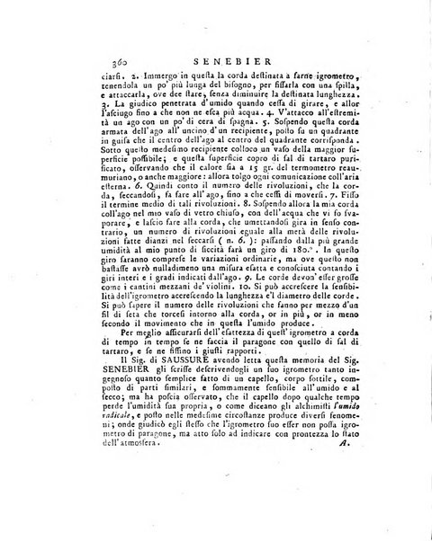 Opuscoli scelti sulle scienze e sulle arti. Tratti dagli Atti delle Accademie, e dalle altre collezioni filosofiche, e letterarie, dalle opere più recenti inglesi, tedesche, francesi, latine, e italiane, e da manoscritti originali, e inediti