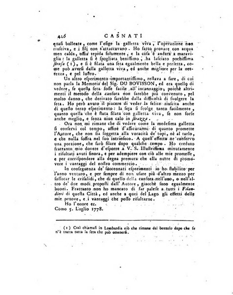 Opuscoli scelti sulle scienze e sulle arti. Tratti dagli Atti delle Accademie, e dalle altre collezioni filosofiche, e letterarie, dalle opere più recenti inglesi, tedesche, francesi, latine, e italiane, e da manoscritti originali, e inediti