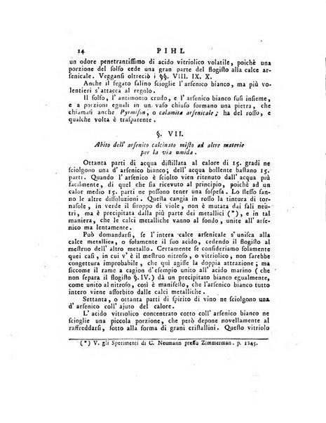 Opuscoli scelti sulle scienze e sulle arti. Tratti dagli Atti delle Accademie, e dalle altre collezioni filosofiche, e letterarie, dalle opere più recenti inglesi, tedesche, francesi, latine, e italiane, e da manoscritti originali, e inediti