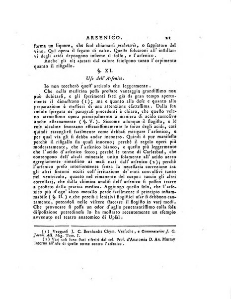 Opuscoli scelti sulle scienze e sulle arti. Tratti dagli Atti delle Accademie, e dalle altre collezioni filosofiche, e letterarie, dalle opere più recenti inglesi, tedesche, francesi, latine, e italiane, e da manoscritti originali, e inediti