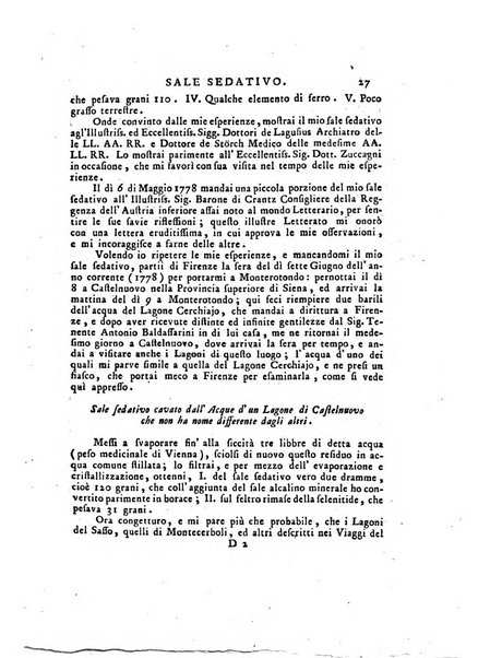 Opuscoli scelti sulle scienze e sulle arti. Tratti dagli Atti delle Accademie, e dalle altre collezioni filosofiche, e letterarie, dalle opere più recenti inglesi, tedesche, francesi, latine, e italiane, e da manoscritti originali, e inediti