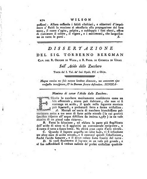 Opuscoli scelti sulle scienze e sulle arti. Tratti dagli Atti delle Accademie, e dalle altre collezioni filosofiche, e letterarie, dalle opere più recenti inglesi, tedesche, francesi, latine, e italiane, e da manoscritti originali, e inediti