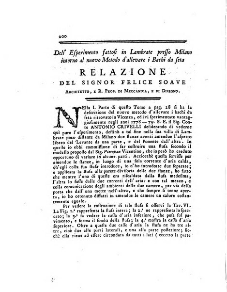 Opuscoli scelti sulle scienze e sulle arti. Tratti dagli Atti delle Accademie, e dalle altre collezioni filosofiche, e letterarie, dalle opere più recenti inglesi, tedesche, francesi, latine, e italiane, e da manoscritti originali, e inediti