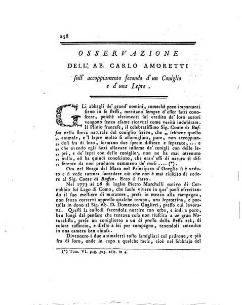 Opuscoli scelti sulle scienze e sulle arti. Tratti dagli Atti delle Accademie, e dalle altre collezioni filosofiche, e letterarie, dalle opere più recenti inglesi, tedesche, francesi, latine, e italiane, e da manoscritti originali, e inediti