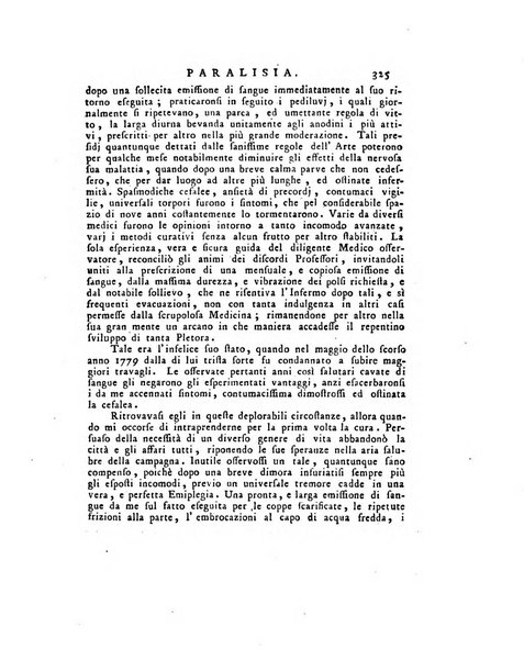 Opuscoli scelti sulle scienze e sulle arti. Tratti dagli Atti delle Accademie, e dalle altre collezioni filosofiche, e letterarie, dalle opere più recenti inglesi, tedesche, francesi, latine, e italiane, e da manoscritti originali, e inediti