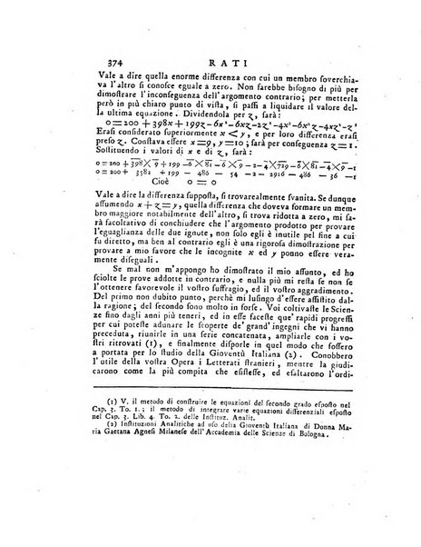 Opuscoli scelti sulle scienze e sulle arti. Tratti dagli Atti delle Accademie, e dalle altre collezioni filosofiche, e letterarie, dalle opere più recenti inglesi, tedesche, francesi, latine, e italiane, e da manoscritti originali, e inediti