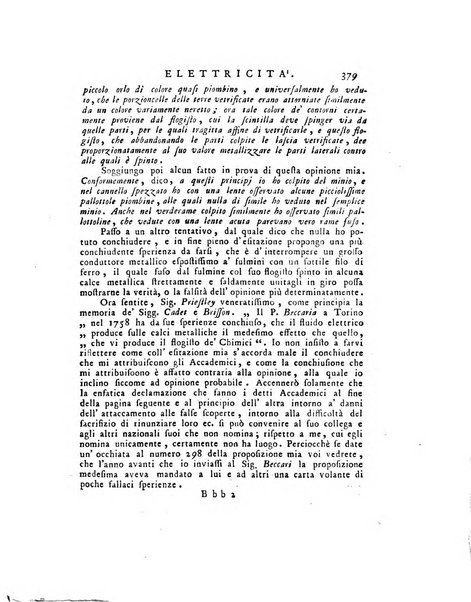 Opuscoli scelti sulle scienze e sulle arti. Tratti dagli Atti delle Accademie, e dalle altre collezioni filosofiche, e letterarie, dalle opere più recenti inglesi, tedesche, francesi, latine, e italiane, e da manoscritti originali, e inediti