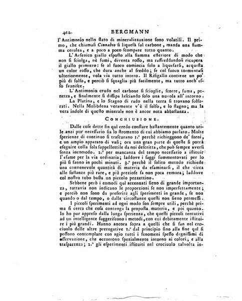 Opuscoli scelti sulle scienze e sulle arti. Tratti dagli Atti delle Accademie, e dalle altre collezioni filosofiche, e letterarie, dalle opere più recenti inglesi, tedesche, francesi, latine, e italiane, e da manoscritti originali, e inediti