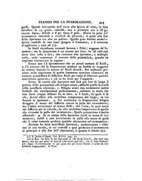 Opuscoli scelti sulle scienze e sulle arti. Tratti dagli Atti delle Accademie, e dalle altre collezioni filosofiche, e letterarie, dalle opere più recenti inglesi, tedesche, francesi, latine, e italiane, e da manoscritti originali, e inediti