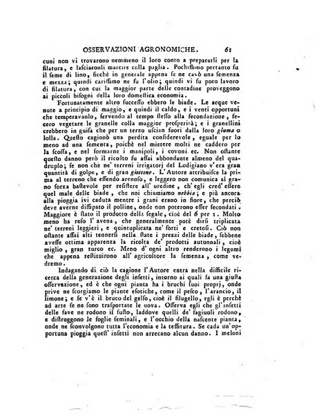 Opuscoli scelti sulle scienze e sulle arti. Tratti dagli Atti delle Accademie, e dalle altre collezioni filosofiche, e letterarie, dalle opere più recenti inglesi, tedesche, francesi, latine, e italiane, e da manoscritti originali, e inediti