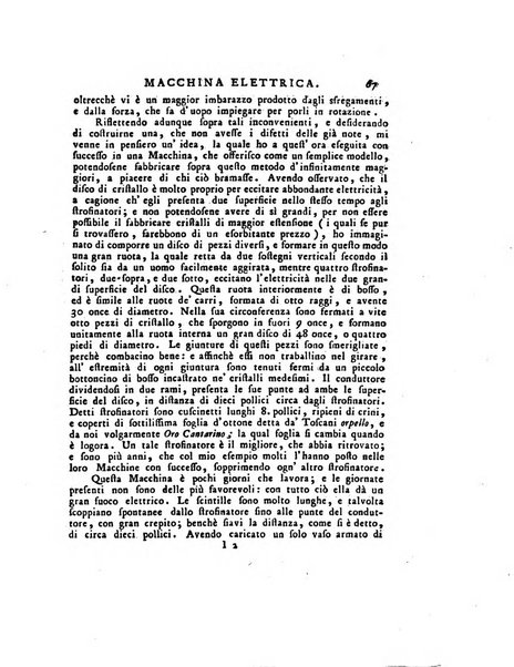 Opuscoli scelti sulle scienze e sulle arti. Tratti dagli Atti delle Accademie, e dalle altre collezioni filosofiche, e letterarie, dalle opere più recenti inglesi, tedesche, francesi, latine, e italiane, e da manoscritti originali, e inediti