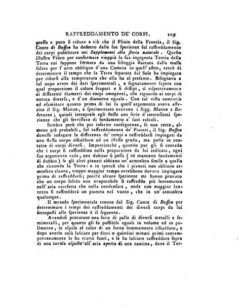 Opuscoli scelti sulle scienze e sulle arti. Tratti dagli Atti delle Accademie, e dalle altre collezioni filosofiche, e letterarie, dalle opere più recenti inglesi, tedesche, francesi, latine, e italiane, e da manoscritti originali, e inediti