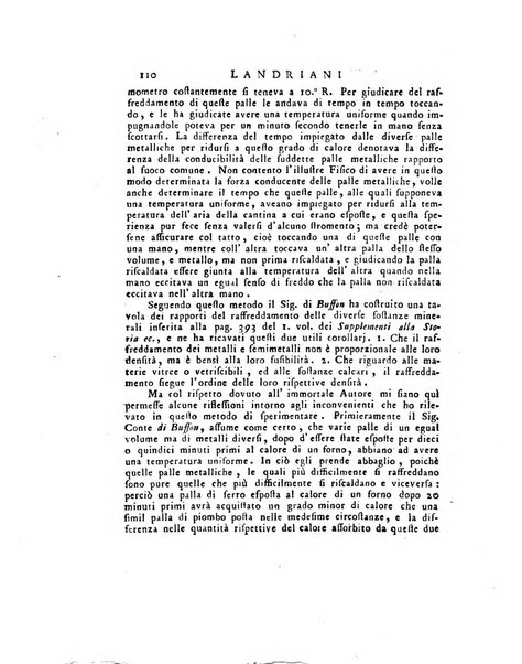 Opuscoli scelti sulle scienze e sulle arti. Tratti dagli Atti delle Accademie, e dalle altre collezioni filosofiche, e letterarie, dalle opere più recenti inglesi, tedesche, francesi, latine, e italiane, e da manoscritti originali, e inediti