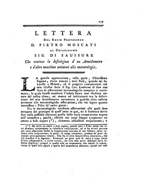 Opuscoli scelti sulle scienze e sulle arti. Tratti dagli Atti delle Accademie, e dalle altre collezioni filosofiche, e letterarie, dalle opere più recenti inglesi, tedesche, francesi, latine, e italiane, e da manoscritti originali, e inediti