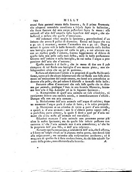 Opuscoli scelti sulle scienze e sulle arti. Tratti dagli Atti delle Accademie, e dalle altre collezioni filosofiche, e letterarie, dalle opere più recenti inglesi, tedesche, francesi, latine, e italiane, e da manoscritti originali, e inediti