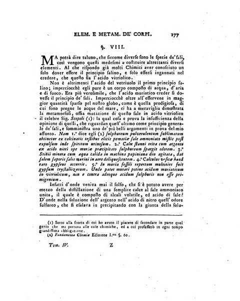 Opuscoli scelti sulle scienze e sulle arti. Tratti dagli Atti delle Accademie, e dalle altre collezioni filosofiche, e letterarie, dalle opere più recenti inglesi, tedesche, francesi, latine, e italiane, e da manoscritti originali, e inediti