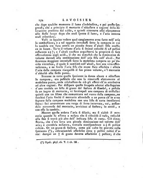 Opuscoli scelti sulle scienze e sulle arti. Tratti dagli Atti delle Accademie, e dalle altre collezioni filosofiche, e letterarie, dalle opere più recenti inglesi, tedesche, francesi, latine, e italiane, e da manoscritti originali, e inediti