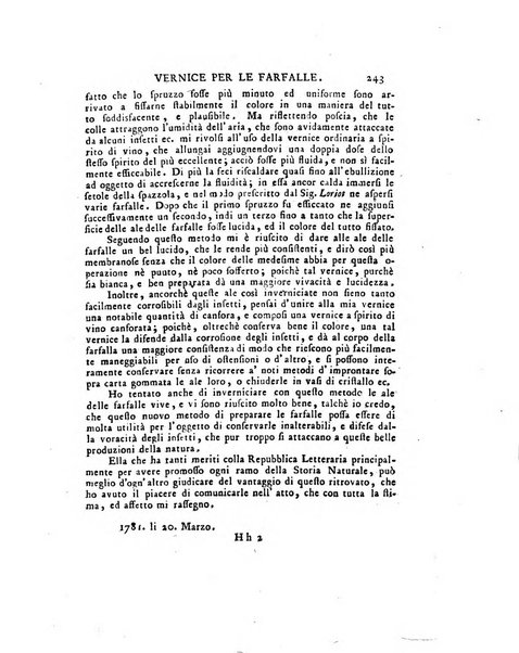 Opuscoli scelti sulle scienze e sulle arti. Tratti dagli Atti delle Accademie, e dalle altre collezioni filosofiche, e letterarie, dalle opere più recenti inglesi, tedesche, francesi, latine, e italiane, e da manoscritti originali, e inediti