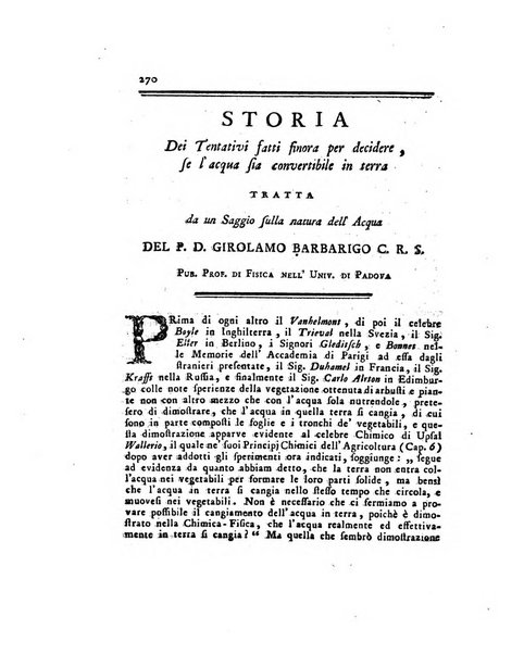 Opuscoli scelti sulle scienze e sulle arti. Tratti dagli Atti delle Accademie, e dalle altre collezioni filosofiche, e letterarie, dalle opere più recenti inglesi, tedesche, francesi, latine, e italiane, e da manoscritti originali, e inediti