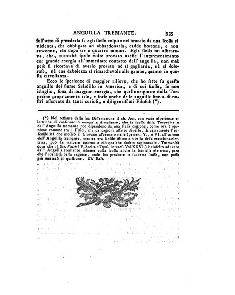 Opuscoli scelti sulle scienze e sulle arti. Tratti dagli Atti delle Accademie, e dalle altre collezioni filosofiche, e letterarie, dalle opere più recenti inglesi, tedesche, francesi, latine, e italiane, e da manoscritti originali, e inediti