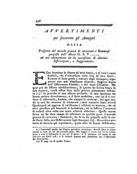 Opuscoli scelti sulle scienze e sulle arti. Tratti dagli Atti delle Accademie, e dalle altre collezioni filosofiche, e letterarie, dalle opere più recenti inglesi, tedesche, francesi, latine, e italiane, e da manoscritti originali, e inediti