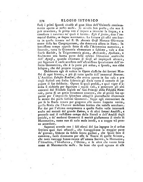 Opuscoli scelti sulle scienze e sulle arti. Tratti dagli Atti delle Accademie, e dalle altre collezioni filosofiche, e letterarie, dalle opere più recenti inglesi, tedesche, francesi, latine, e italiane, e da manoscritti originali, e inediti