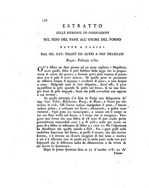 Opuscoli scelti sulle scienze e sulle arti. Tratti dagli Atti delle Accademie, e dalle altre collezioni filosofiche, e letterarie, dalle opere più recenti inglesi, tedesche, francesi, latine, e italiane, e da manoscritti originali, e inediti