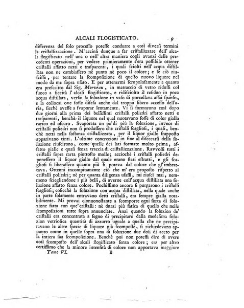 Opuscoli scelti sulle scienze e sulle arti. Tratti dagli Atti delle Accademie, e dalle altre collezioni filosofiche, e letterarie, dalle opere più recenti inglesi, tedesche, francesi, latine, e italiane, e da manoscritti originali, e inediti