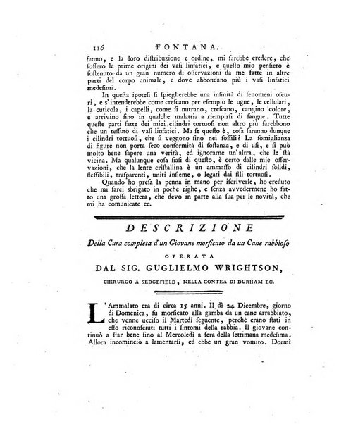 Opuscoli scelti sulle scienze e sulle arti. Tratti dagli Atti delle Accademie, e dalle altre collezioni filosofiche, e letterarie, dalle opere più recenti inglesi, tedesche, francesi, latine, e italiane, e da manoscritti originali, e inediti