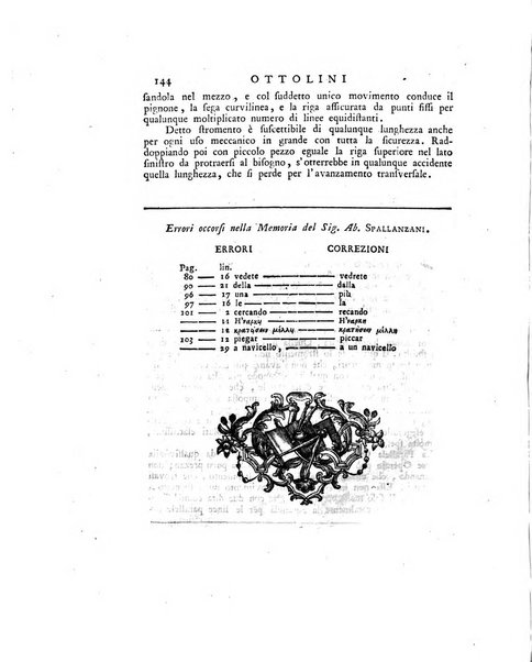 Opuscoli scelti sulle scienze e sulle arti. Tratti dagli Atti delle Accademie, e dalle altre collezioni filosofiche, e letterarie, dalle opere più recenti inglesi, tedesche, francesi, latine, e italiane, e da manoscritti originali, e inediti