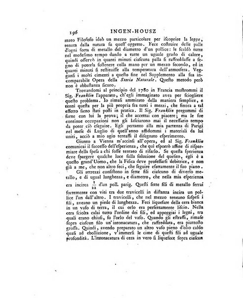 Opuscoli scelti sulle scienze e sulle arti. Tratti dagli Atti delle Accademie, e dalle altre collezioni filosofiche, e letterarie, dalle opere più recenti inglesi, tedesche, francesi, latine, e italiane, e da manoscritti originali, e inediti