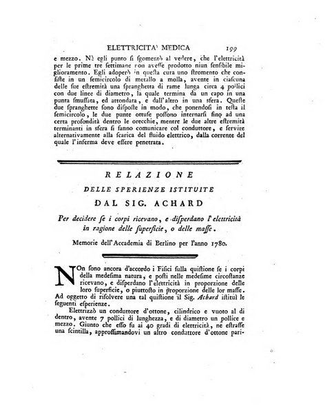 Opuscoli scelti sulle scienze e sulle arti. Tratti dagli Atti delle Accademie, e dalle altre collezioni filosofiche, e letterarie, dalle opere più recenti inglesi, tedesche, francesi, latine, e italiane, e da manoscritti originali, e inediti