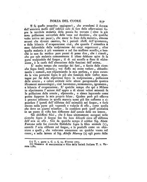 Opuscoli scelti sulle scienze e sulle arti. Tratti dagli Atti delle Accademie, e dalle altre collezioni filosofiche, e letterarie, dalle opere più recenti inglesi, tedesche, francesi, latine, e italiane, e da manoscritti originali, e inediti