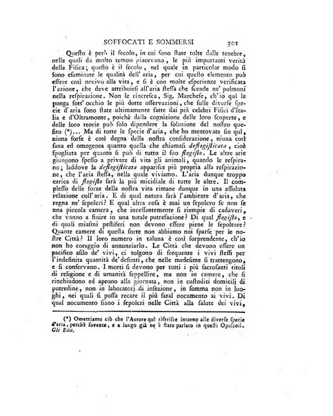 Opuscoli scelti sulle scienze e sulle arti. Tratti dagli Atti delle Accademie, e dalle altre collezioni filosofiche, e letterarie, dalle opere più recenti inglesi, tedesche, francesi, latine, e italiane, e da manoscritti originali, e inediti