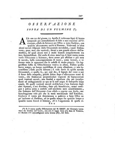 Opuscoli scelti sulle scienze e sulle arti. Tratti dagli Atti delle Accademie, e dalle altre collezioni filosofiche, e letterarie, dalle opere più recenti inglesi, tedesche, francesi, latine, e italiane, e da manoscritti originali, e inediti