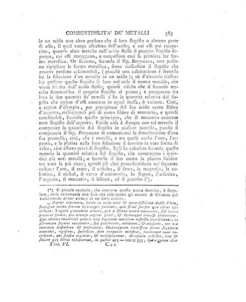 Opuscoli scelti sulle scienze e sulle arti. Tratti dagli Atti delle Accademie, e dalle altre collezioni filosofiche, e letterarie, dalle opere più recenti inglesi, tedesche, francesi, latine, e italiane, e da manoscritti originali, e inediti