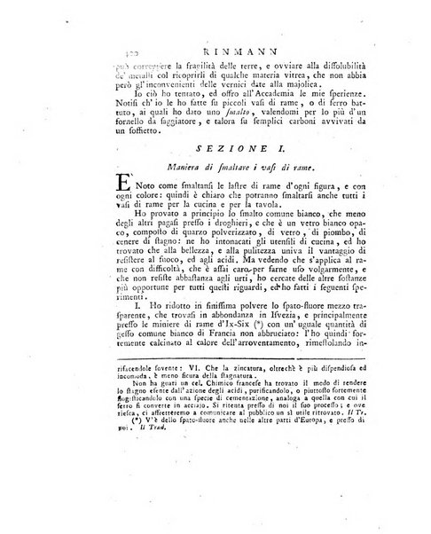 Opuscoli scelti sulle scienze e sulle arti. Tratti dagli Atti delle Accademie, e dalle altre collezioni filosofiche, e letterarie, dalle opere più recenti inglesi, tedesche, francesi, latine, e italiane, e da manoscritti originali, e inediti