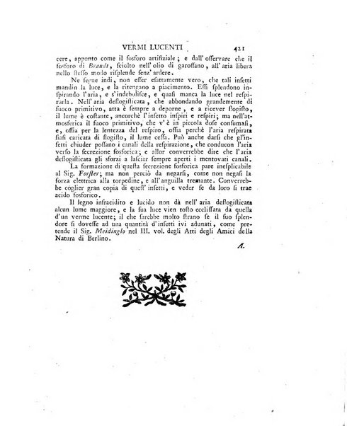 Opuscoli scelti sulle scienze e sulle arti. Tratti dagli Atti delle Accademie, e dalle altre collezioni filosofiche, e letterarie, dalle opere più recenti inglesi, tedesche, francesi, latine, e italiane, e da manoscritti originali, e inediti