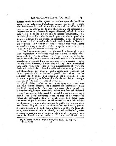 Opuscoli scelti sulle scienze e sulle arti. Tratti dagli Atti delle Accademie, e dalle altre collezioni filosofiche, e letterarie, dalle opere più recenti inglesi, tedesche, francesi, latine, e italiane, e da manoscritti originali, e inediti