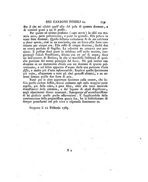 Opuscoli scelti sulle scienze e sulle arti. Tratti dagli Atti delle Accademie, e dalle altre collezioni filosofiche, e letterarie, dalle opere più recenti inglesi, tedesche, francesi, latine, e italiane, e da manoscritti originali, e inediti