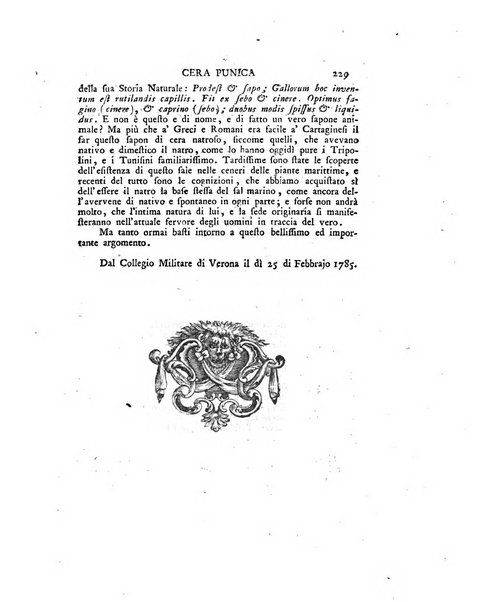 Opuscoli scelti sulle scienze e sulle arti. Tratti dagli Atti delle Accademie, e dalle altre collezioni filosofiche, e letterarie, dalle opere più recenti inglesi, tedesche, francesi, latine, e italiane, e da manoscritti originali, e inediti