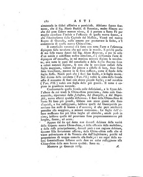 Opuscoli scelti sulle scienze e sulle arti. Tratti dagli Atti delle Accademie, e dalle altre collezioni filosofiche, e letterarie, dalle opere più recenti inglesi, tedesche, francesi, latine, e italiane, e da manoscritti originali, e inediti