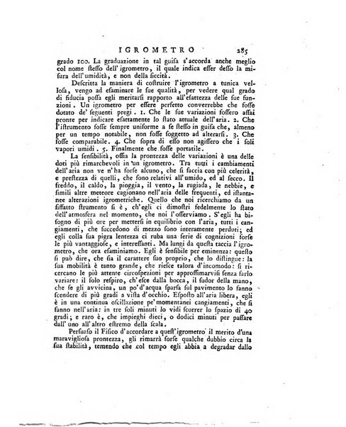 Opuscoli scelti sulle scienze e sulle arti. Tratti dagli Atti delle Accademie, e dalle altre collezioni filosofiche, e letterarie, dalle opere più recenti inglesi, tedesche, francesi, latine, e italiane, e da manoscritti originali, e inediti