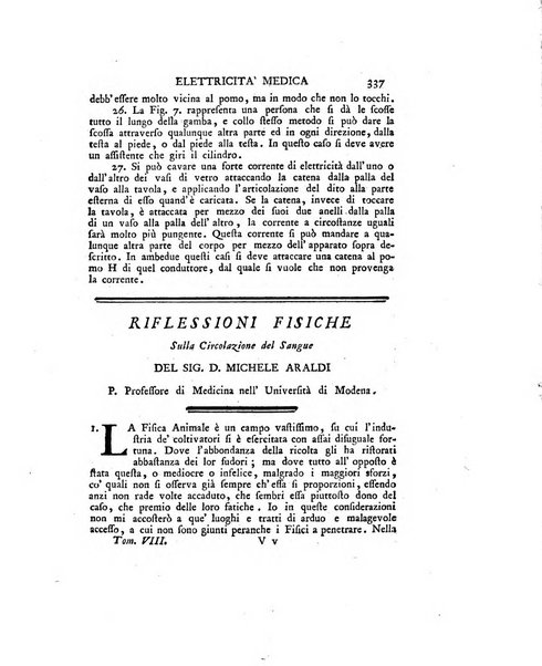 Opuscoli scelti sulle scienze e sulle arti. Tratti dagli Atti delle Accademie, e dalle altre collezioni filosofiche, e letterarie, dalle opere più recenti inglesi, tedesche, francesi, latine, e italiane, e da manoscritti originali, e inediti