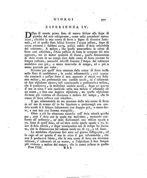 Opuscoli scelti sulle scienze e sulle arti. Tratti dagli Atti delle Accademie, e dalle altre collezioni filosofiche, e letterarie, dalle opere più recenti inglesi, tedesche, francesi, latine, e italiane, e da manoscritti originali, e inediti