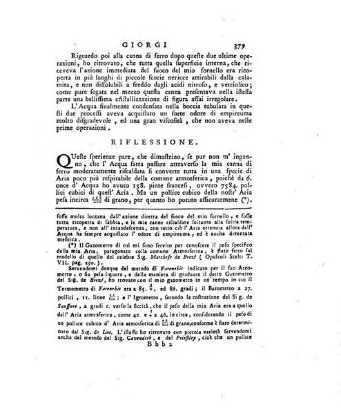 Opuscoli scelti sulle scienze e sulle arti. Tratti dagli Atti delle Accademie, e dalle altre collezioni filosofiche, e letterarie, dalle opere più recenti inglesi, tedesche, francesi, latine, e italiane, e da manoscritti originali, e inediti