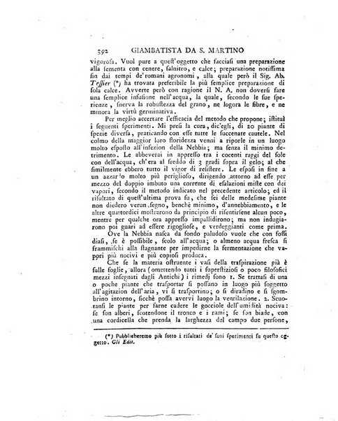 Opuscoli scelti sulle scienze e sulle arti. Tratti dagli Atti delle Accademie, e dalle altre collezioni filosofiche, e letterarie, dalle opere più recenti inglesi, tedesche, francesi, latine, e italiane, e da manoscritti originali, e inediti